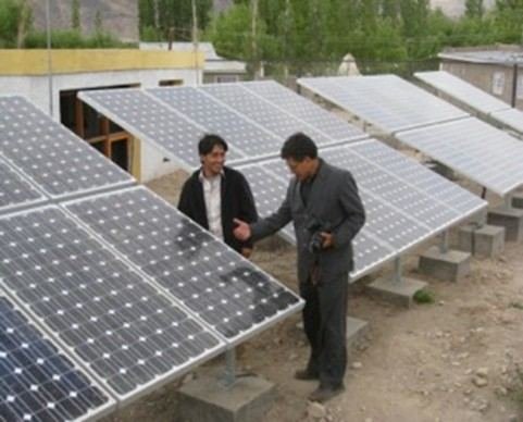 Inspecting a solar PV installation